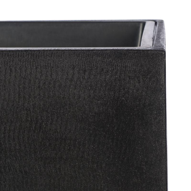 Kendri Planter - Indoor/Outdoor - PAT1521 - Black - Safavieh