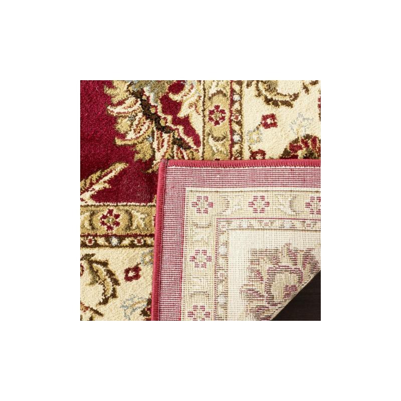 Lyndhurst LNH553 Power Loomed Accent Rug - Red/Ivory - 3'3"x5'3" - Safavieh