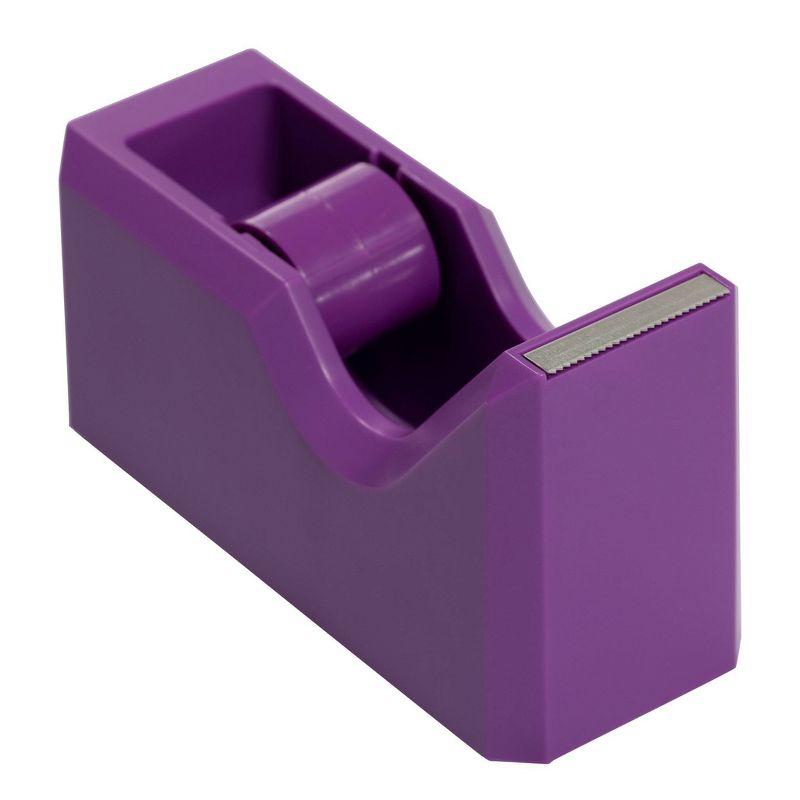 JAM Paper Colorful Desk Tape Dispensers - Purple