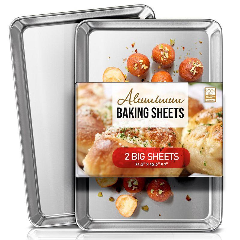 Joytable Non-Stick Aluminized Steel Big Sheet Pan Set (Set of 2)