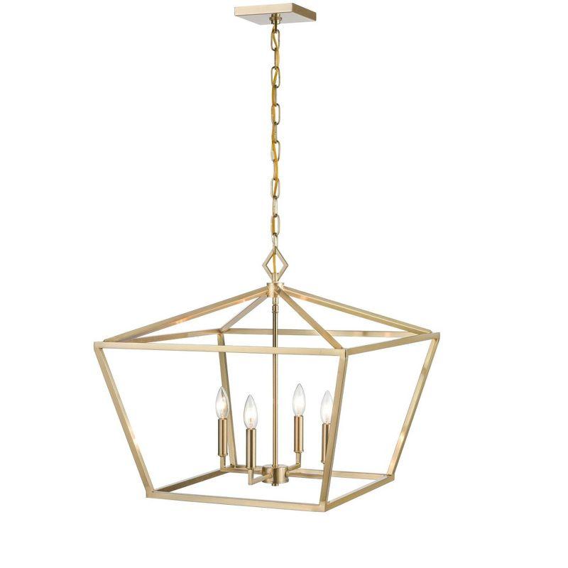Millennium Lighting 4 - Light Pendant in  Modern Gold