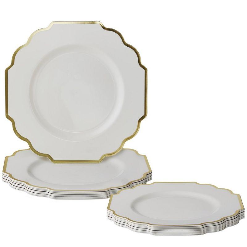 Baroque Disposable Dinner Plate (Set of 10)