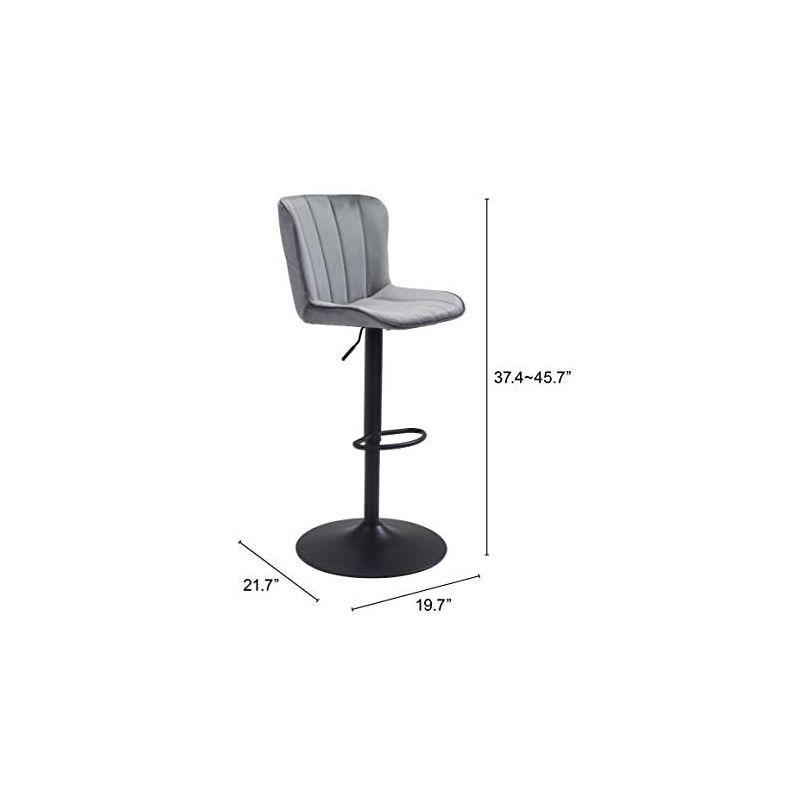 Zuo Tarley Barstool Gray