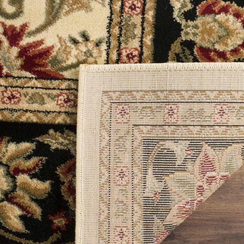 Lyndhurst LNH212 Power Loomed Accent Rug - Ivory/Black - 2'3"x4' - Safavieh