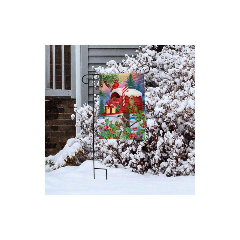 Briarwood Lane Winter Christmas Garden Flag 12x18 For Outdoor Winter Mailbox For Christmas Garden Flag Flags For Outside