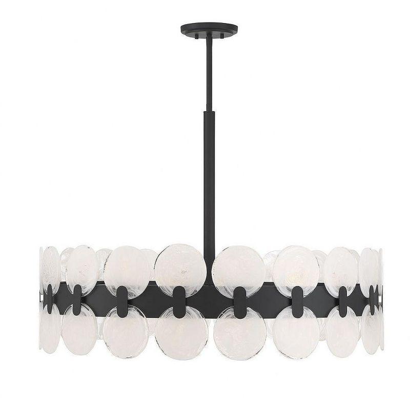 Boca 10-Light Chandelier in Matte Black