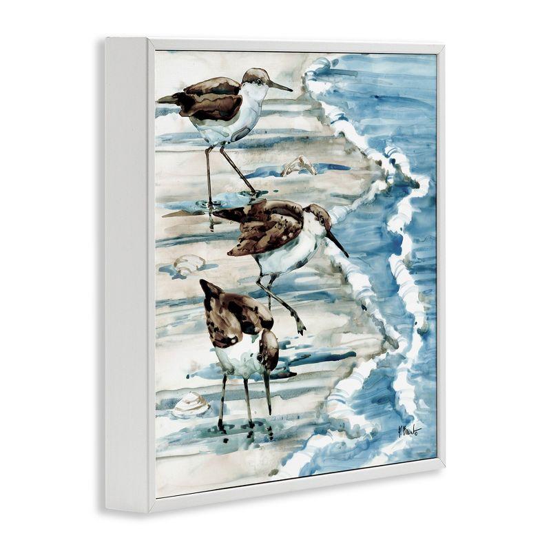 Stupell Industries Rockhampton Sandpipers Beach Ripples, 12" x 12"