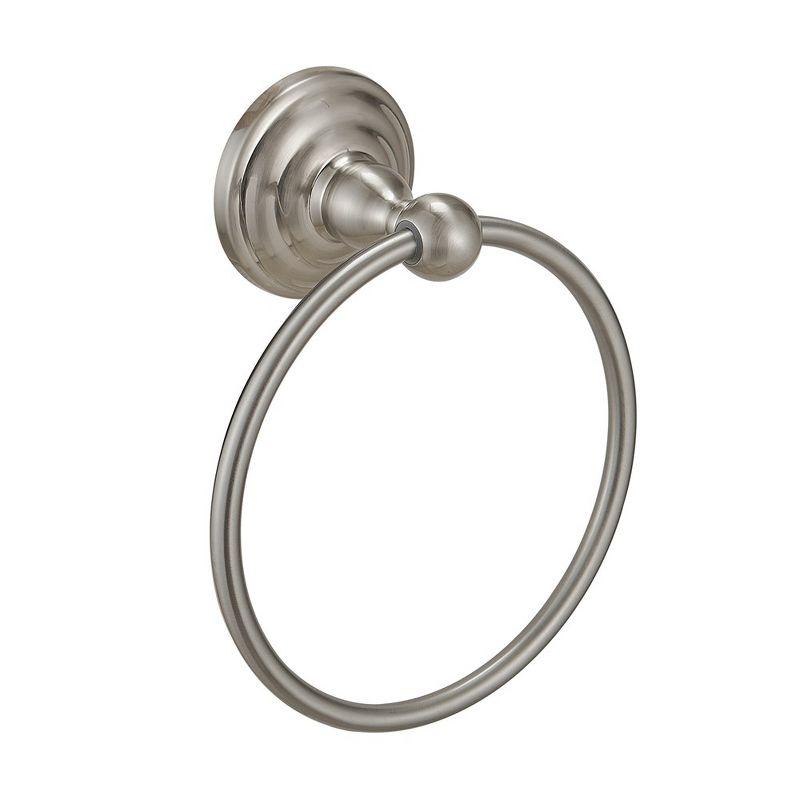 Brushed Nickel Wall Mounted Circular Towel Ring