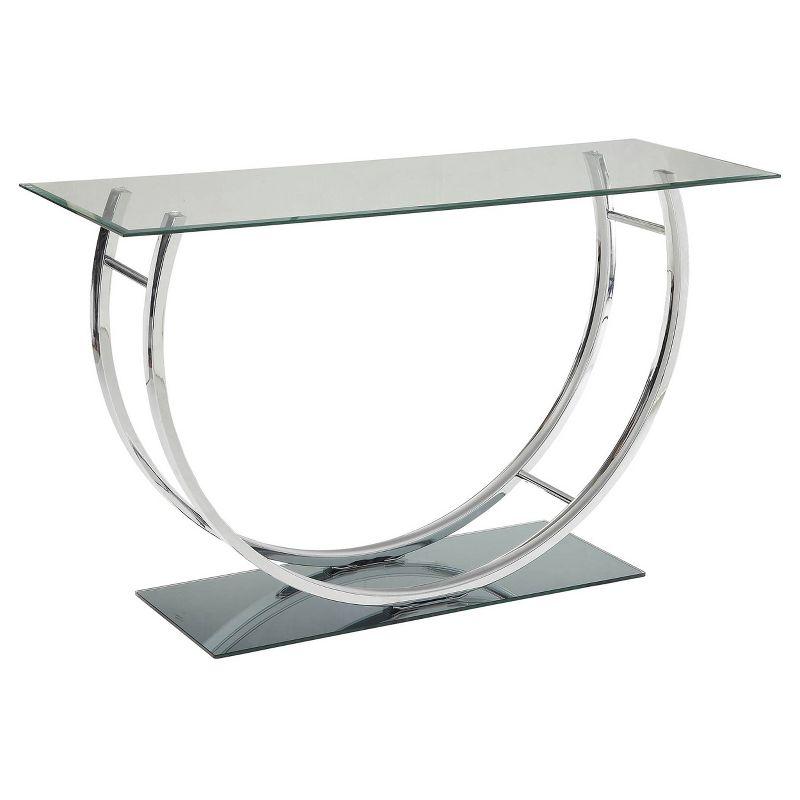 Alma Danville 48'' Glass Top Console Table