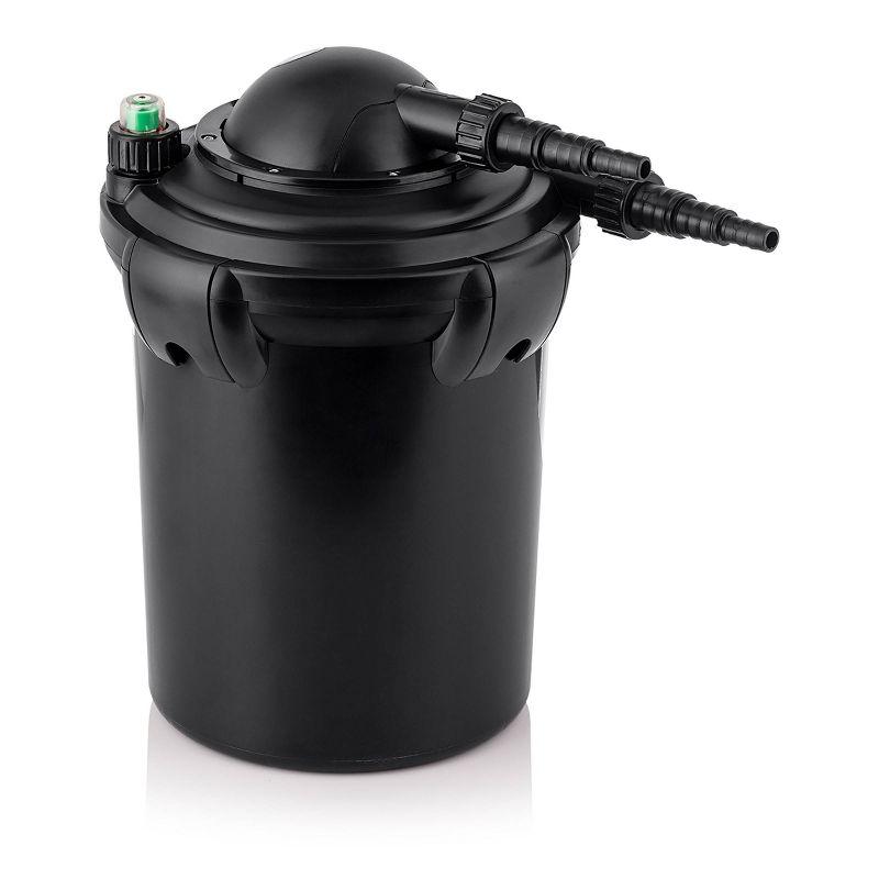 Black 15" Bio-Pure Pressure Pond Filter with Indicator