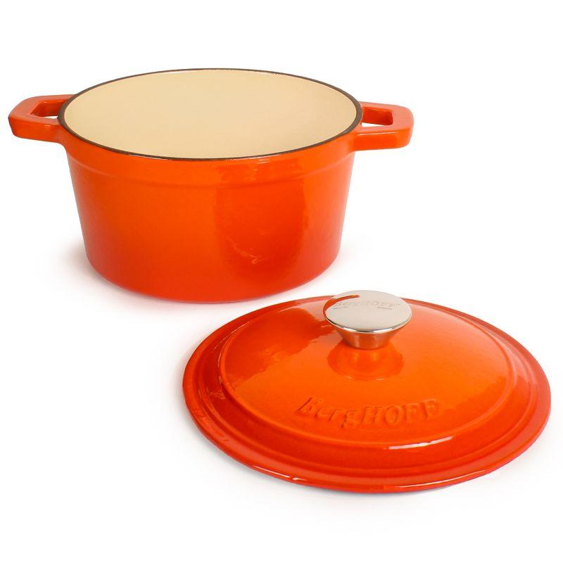 Prep & Savour Neo Cast Iron 3qt. Round Dutch Oven with Lid