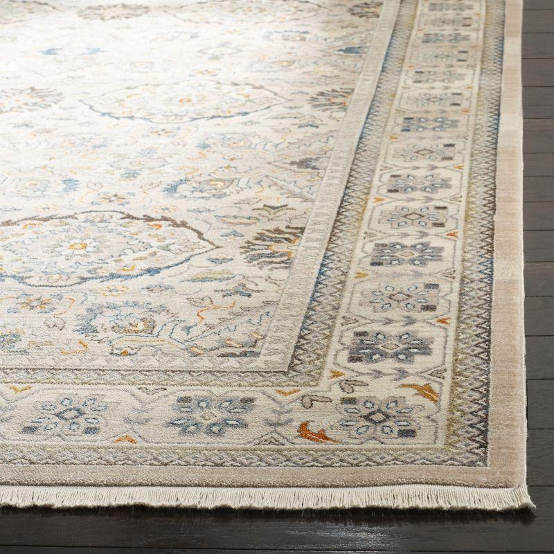 Vintage Persian VTP444 Power Loomed Indoor Area Rug - Ivory/Light Grey - 5'x7'6" - Safavieh