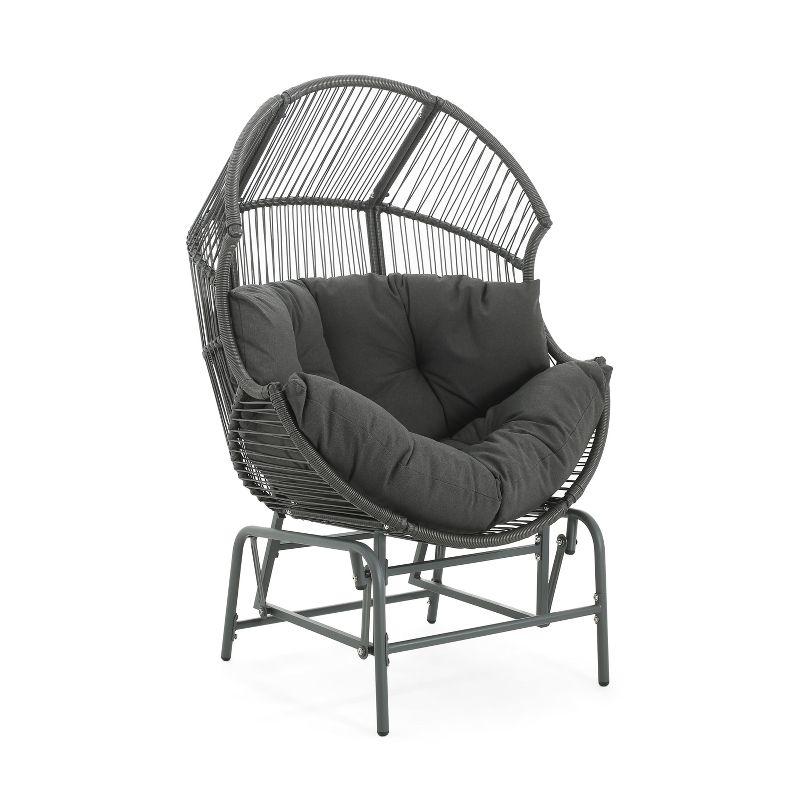 Christopher Knight Home Paolos Outdoor Wicker and Iron