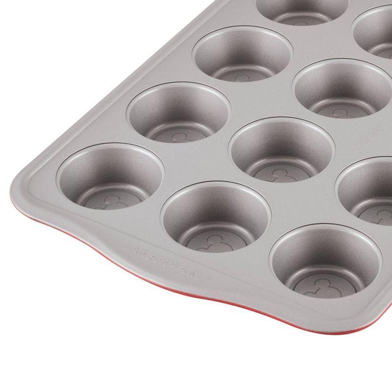 Farberware Farberware Disney Bake With Mickey Mouse Nonstick Muffin Pan / Cupcake Pan, 12 Cup, Red