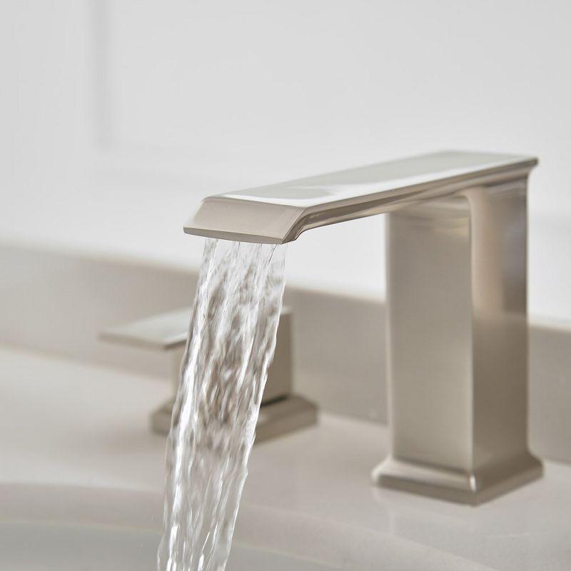 Widespread 2-handle Bathroom Faucet with Drain Assembly