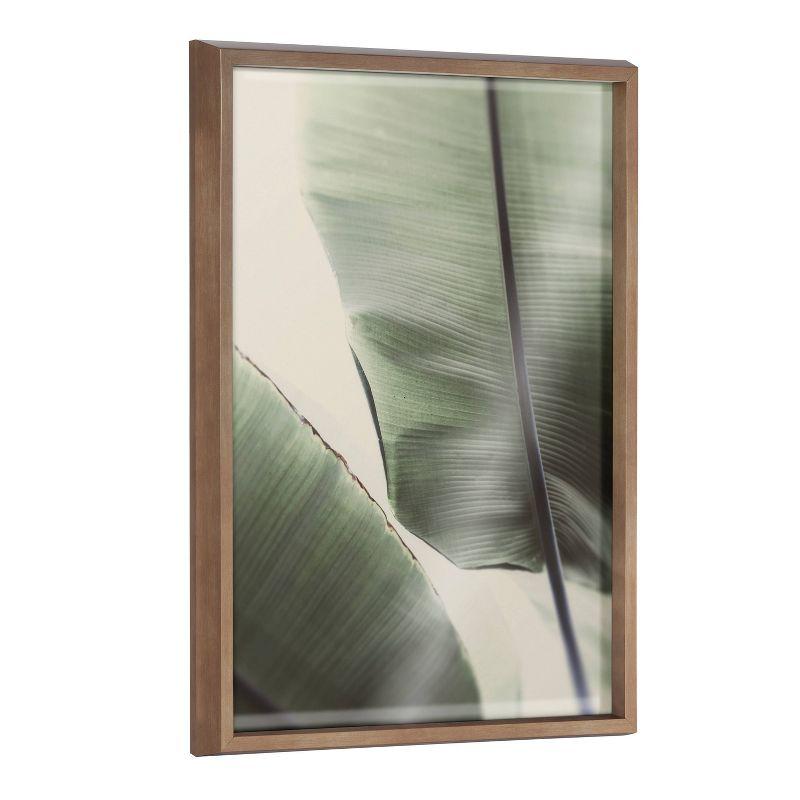 Vintage Palms Botanical Glass Framed Wall Art, 18" x 24"