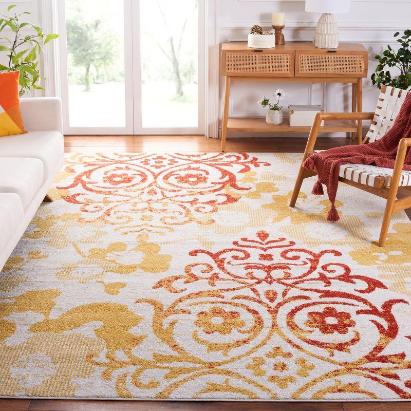 Adirondack ADR114 Machine Made Indoor Area Rug - Grey/Gold - 9'x12' - Safavieh