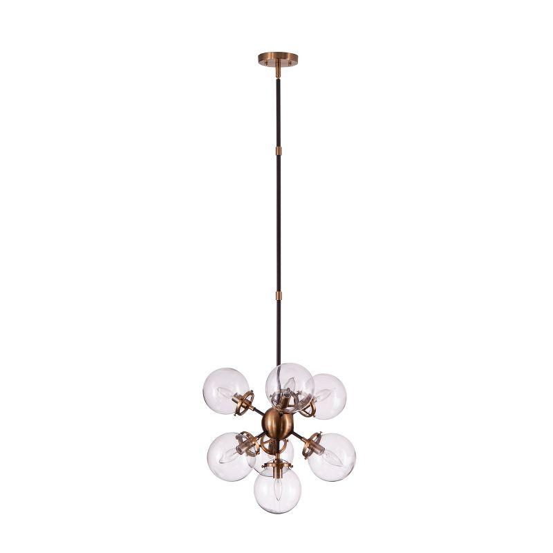 Holly & Martin Boltonly Contemporary 7-Light Pendant Lamp - LT1040348 - Black - SEI