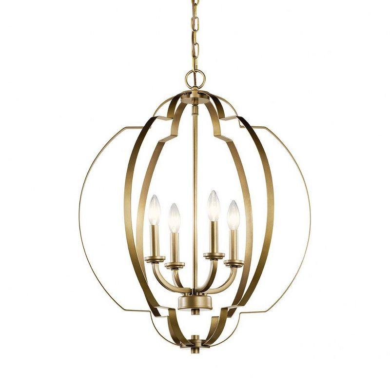 Voleta 26.25" 4 Light Foyer Pendant Black