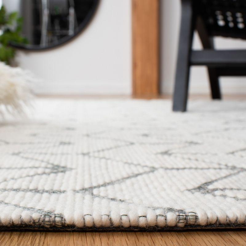 Vermont VRM310 Hand Loomed Area Rug - Ivory - 6'x6' - Safavieh.
