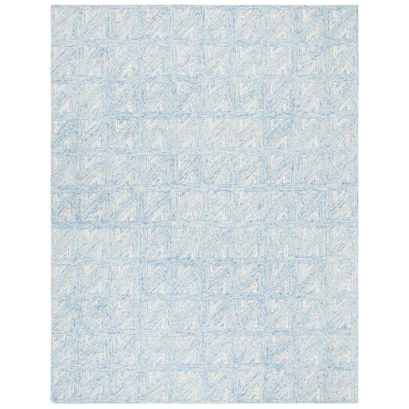 Abstract ABT653 Hand Tufted Area Rug - Blue/Beige - 8'9"x11'9" - Safavieh.
