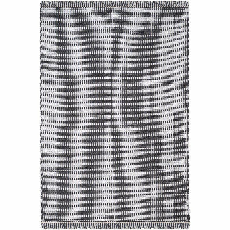 Montauk MTK340 Hand Woven Indoor Area Rug - Ivory/Navy - 6'x9' - Safavieh