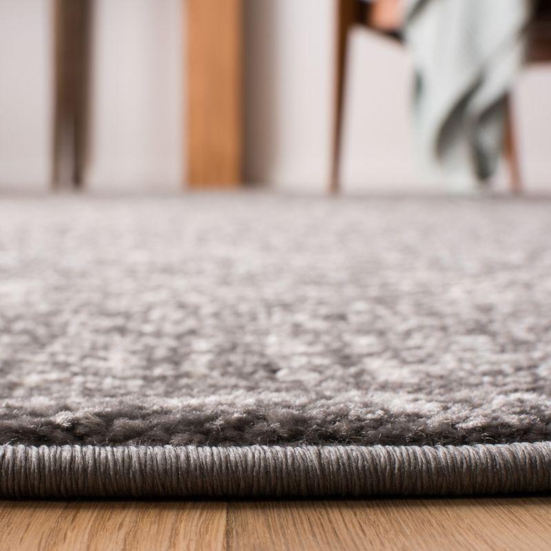Tulum TUL263 Power Loomed Indoor Accent Rug - Dark Grey/Ivory - 3'x5' - Safavieh