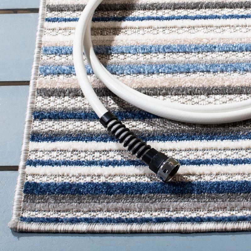 Cabana CBN323 Loomed Indoor Area Rug - Grey/Blue - 5'3"x7'6" - Safavieh