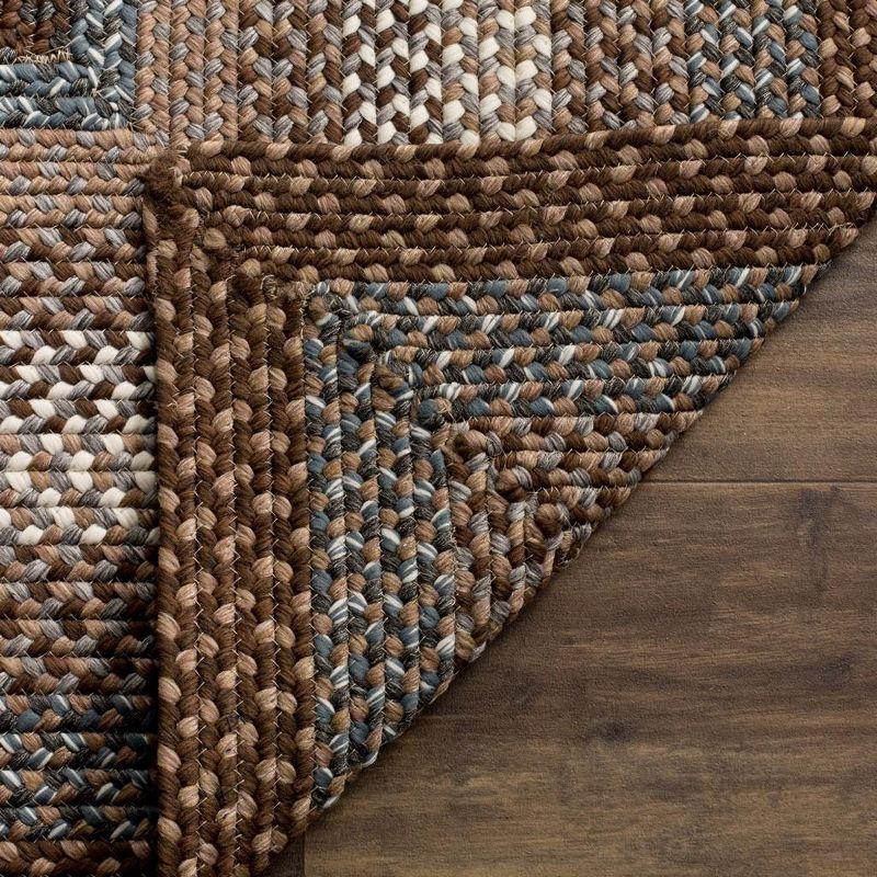Braided BRD313 Hand Woven Runner Rug - Brown/Multi - 2'3"x14' - Safavieh.