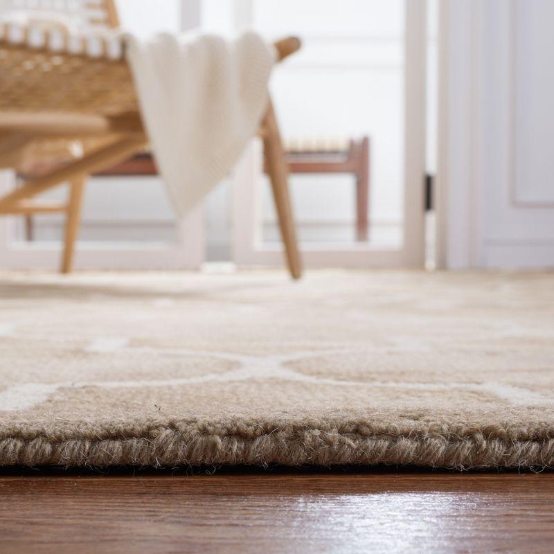 Dip Dye DDY535 Hand Tufted Area Rug - Beige/Ivory - 5'x5' - Safavieh.