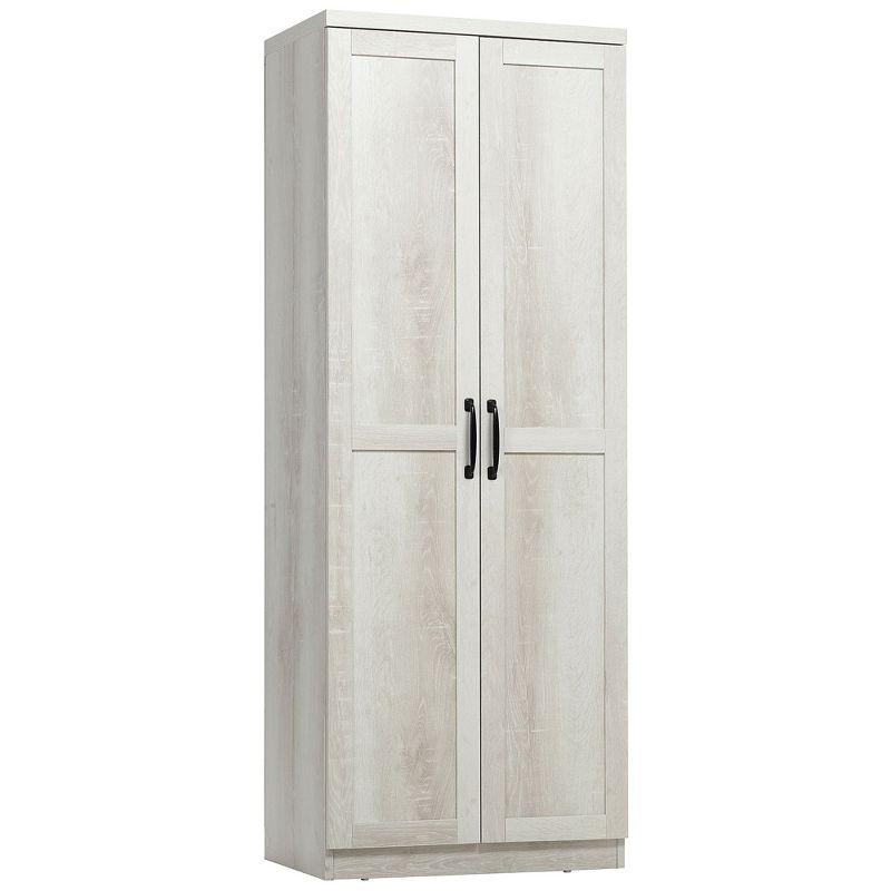 Antique White 63" 5-Tier Kitchen Pantry Storage Cabinet