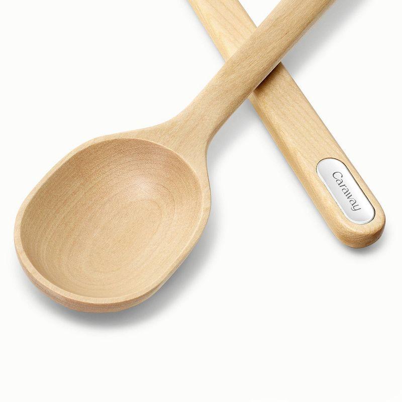 Caraway Birch Wood Utensils, Set of 5