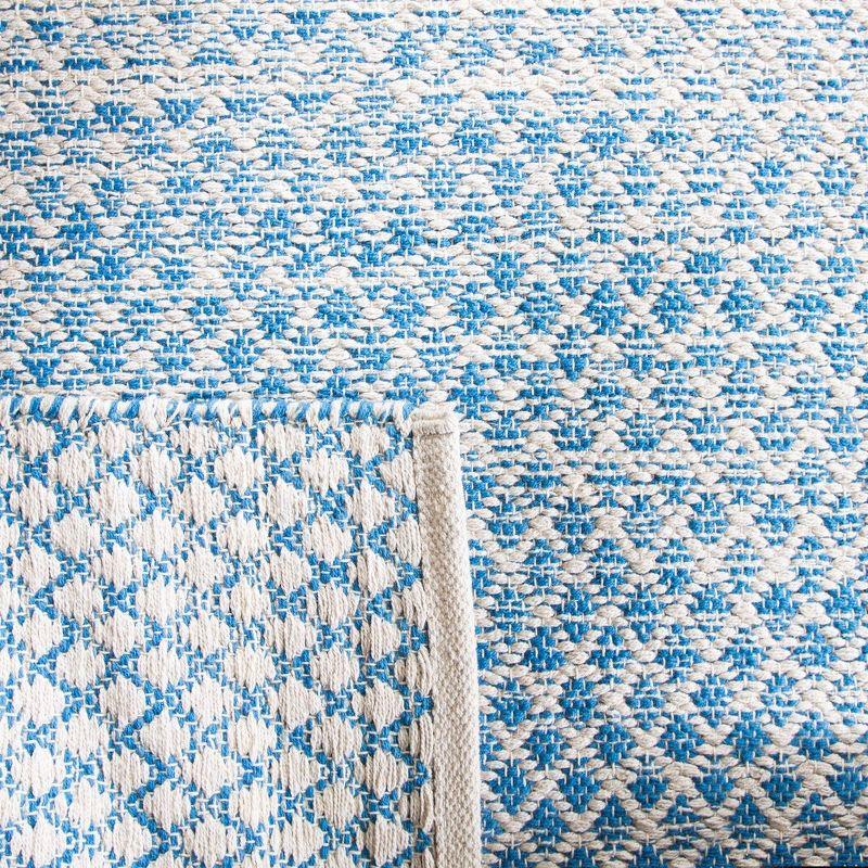 Montauk MTK601 Hand Woven Indoor Area Rug - Blue/Ivory - 6'x9' - Safavieh