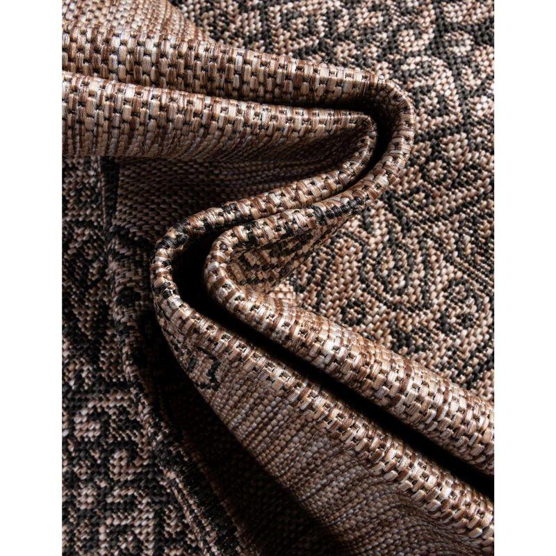 Unique Loom 9' 0 x 12' 2 Rectangle Indoor/Outdoor Traditional Beige Area Rug