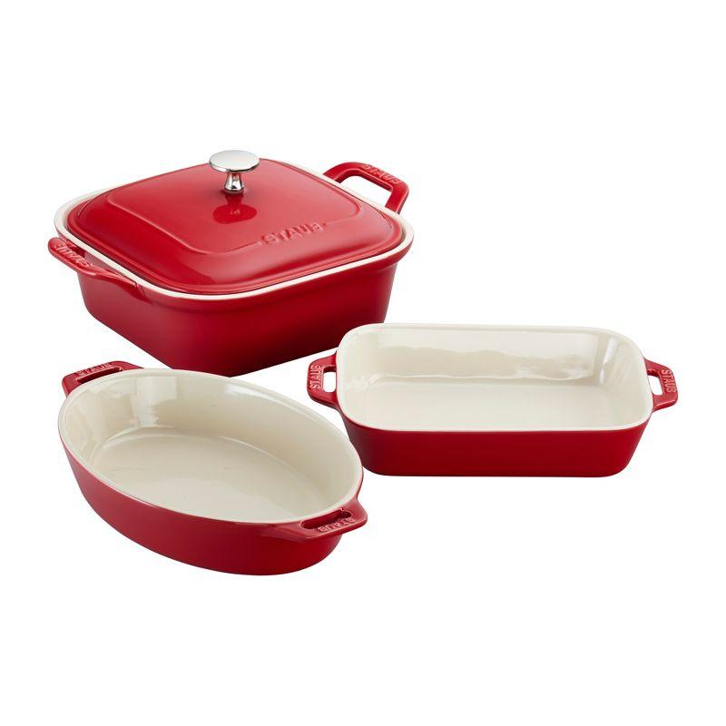 Staub ® Cherry 4-Piece Baking Set