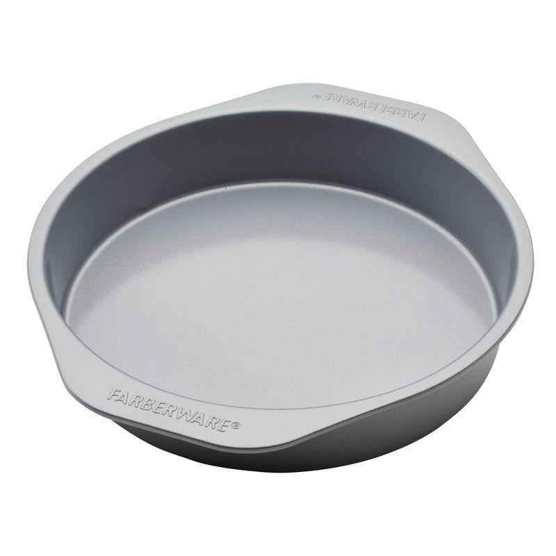 Gray Nonstick Insulated Round Cake Pan Set, 8-Inch, 2-Piece