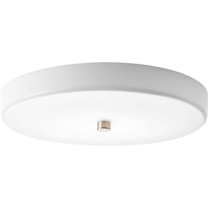 Beyond Collection 14" Brushed Nickel LED Flush Mount Light