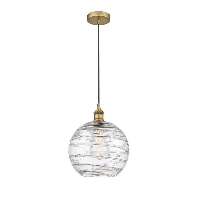 Innovations Lighting Athens Deco Swirl 1 - Light Single Drop Pendant Pendant