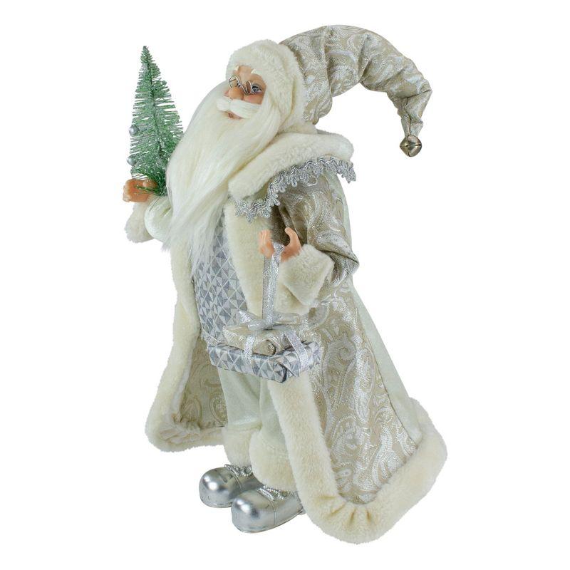 Northlight Santa Claus with Tree and Presents Christmas Figure - 12"