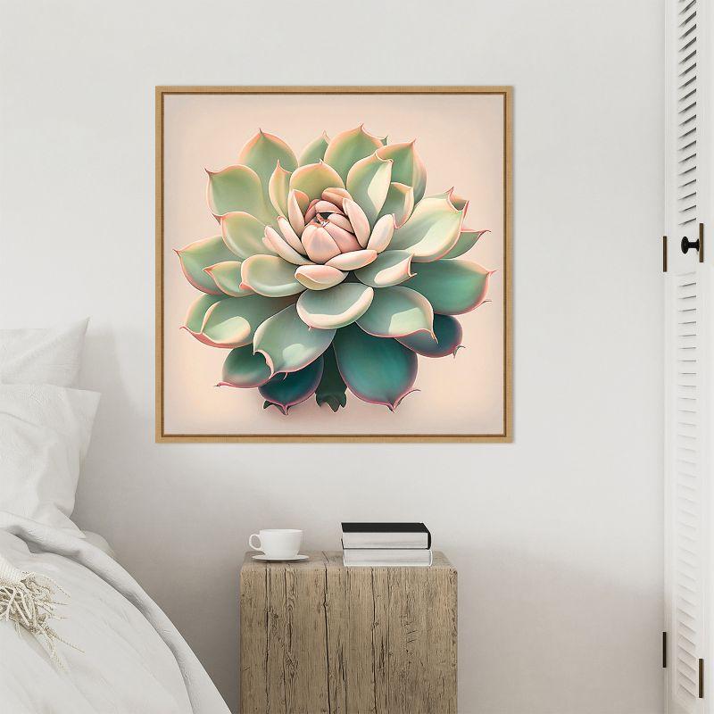 Amanti Art Echeveria Pulidinis by Incado Framed Canvas Wall Art