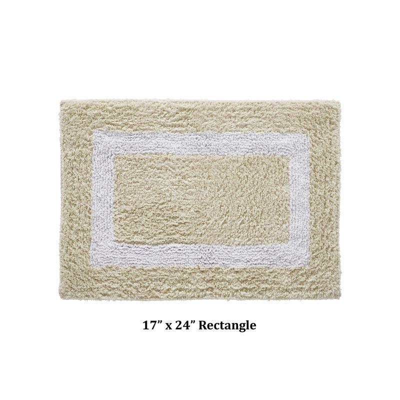 Highland Dunes Widman 100% Cotton Tufted Reversible Bath Rug Super Absorbent, Machine Washable Bathroom Rug
