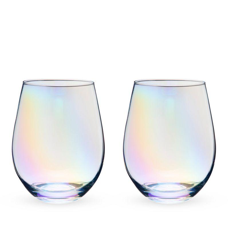 Luster Stemless Wine Glasses (Set of 2)