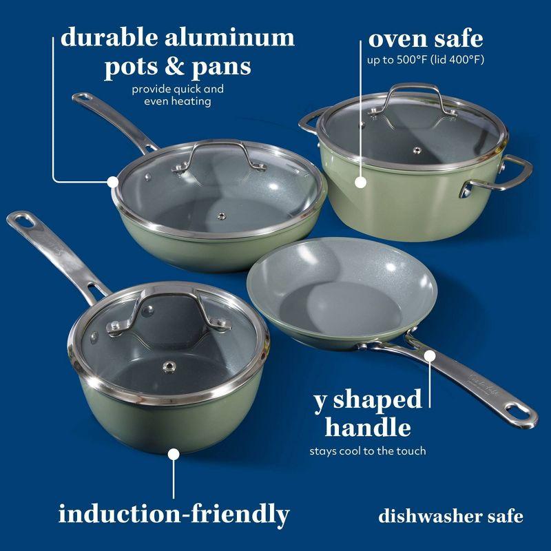 10 - Piece Non-Stick Aluminum Cookware Set