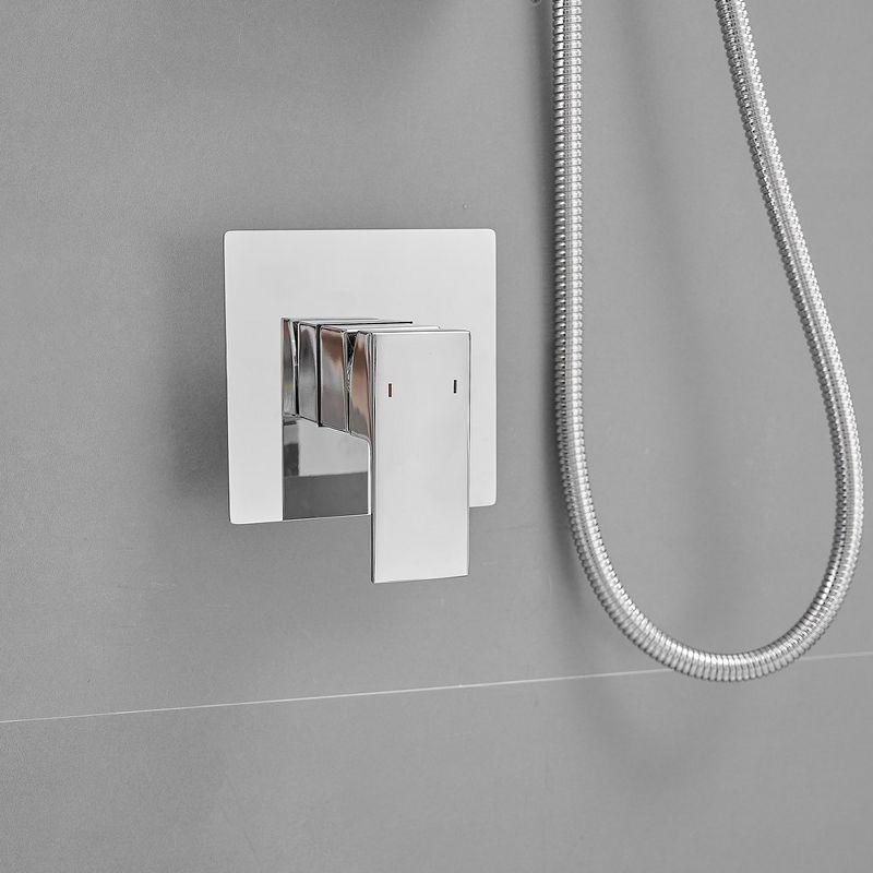 BWE 2-Shower Tower Shower Panel System with Adjustable Rain Shower Head and Handheld Shower Rod