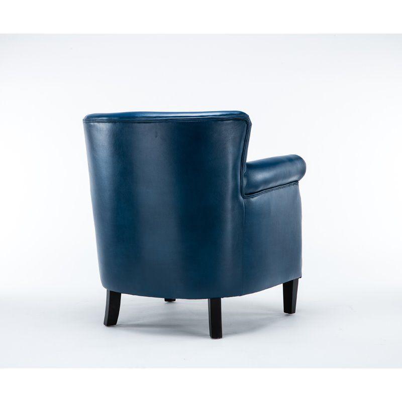 Holly Navy Blue Club Chair - Comfort Pointe