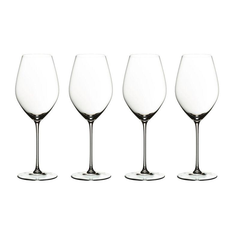 Elegant Crystal Champagne Wine Glass Set of 4