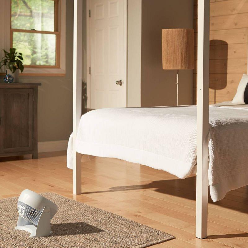 Honeywell TurboForce Table Air Circulator Fan White HT904: Portable Desk Fan, Quiet Operation, Adjustable Tilt, 3 Speeds