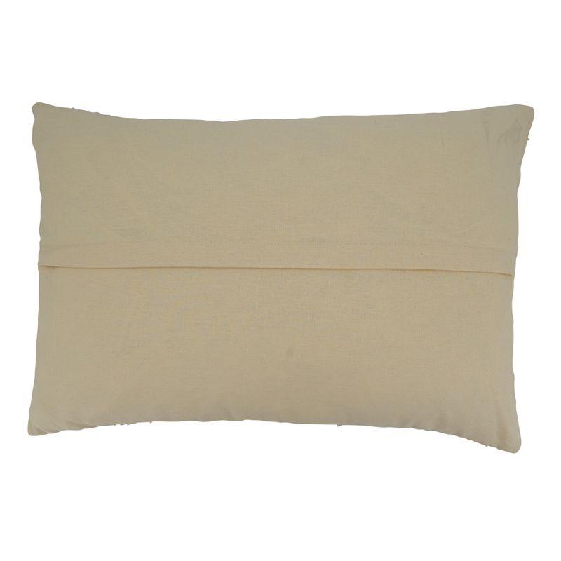 Bright Tones Wide Stripe 16"x24" Cotton Pillow Cover