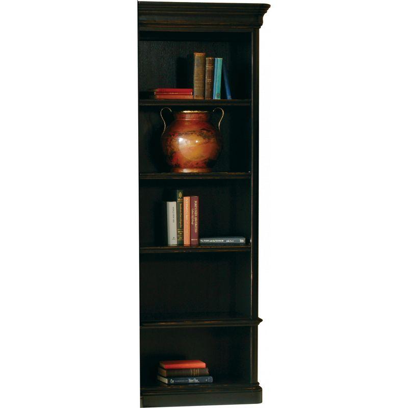 Louis Philippe Adjustable Brown Wood Bookcase