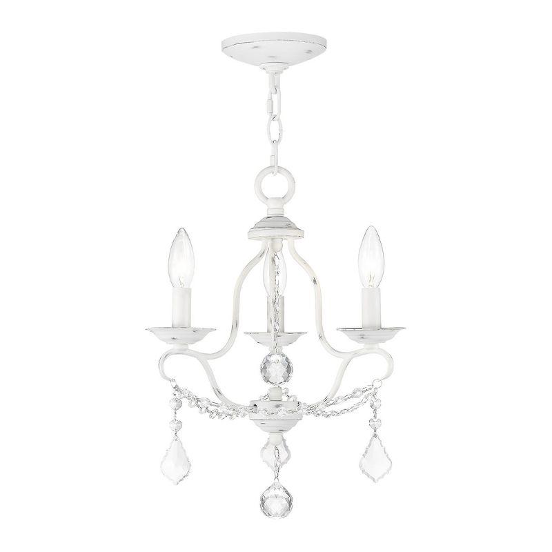 Livex Lighting Chesterfield 3 - Light Chandelier in  Antique White